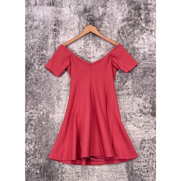 Cinq à Sept Scarlet Off-Shoulder Mini Dress - Picture 3 of 9